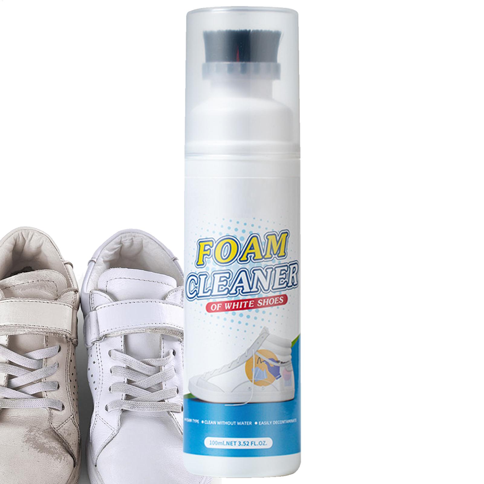 Sneaker Care Kit - น้ำยาทำความสะอาดรองเท้าแบบโฟม 100 มล. สำหรับรองเท้าสีขาว รองเท้าบูท รองเท้าผ้าใบ