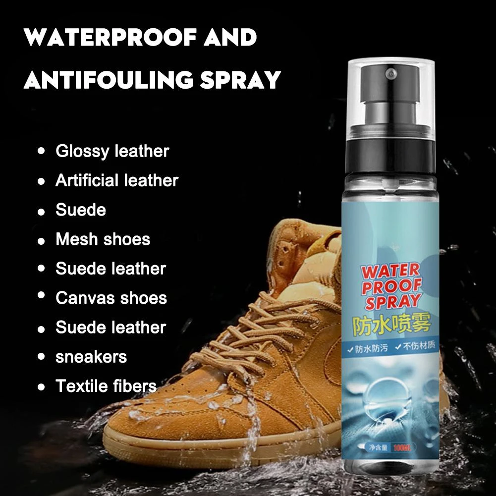 100ml สเปรย์กันน้ํารองเท้ากันฝ - Sneaker Protector Spray บทวิจารณ์และราคา