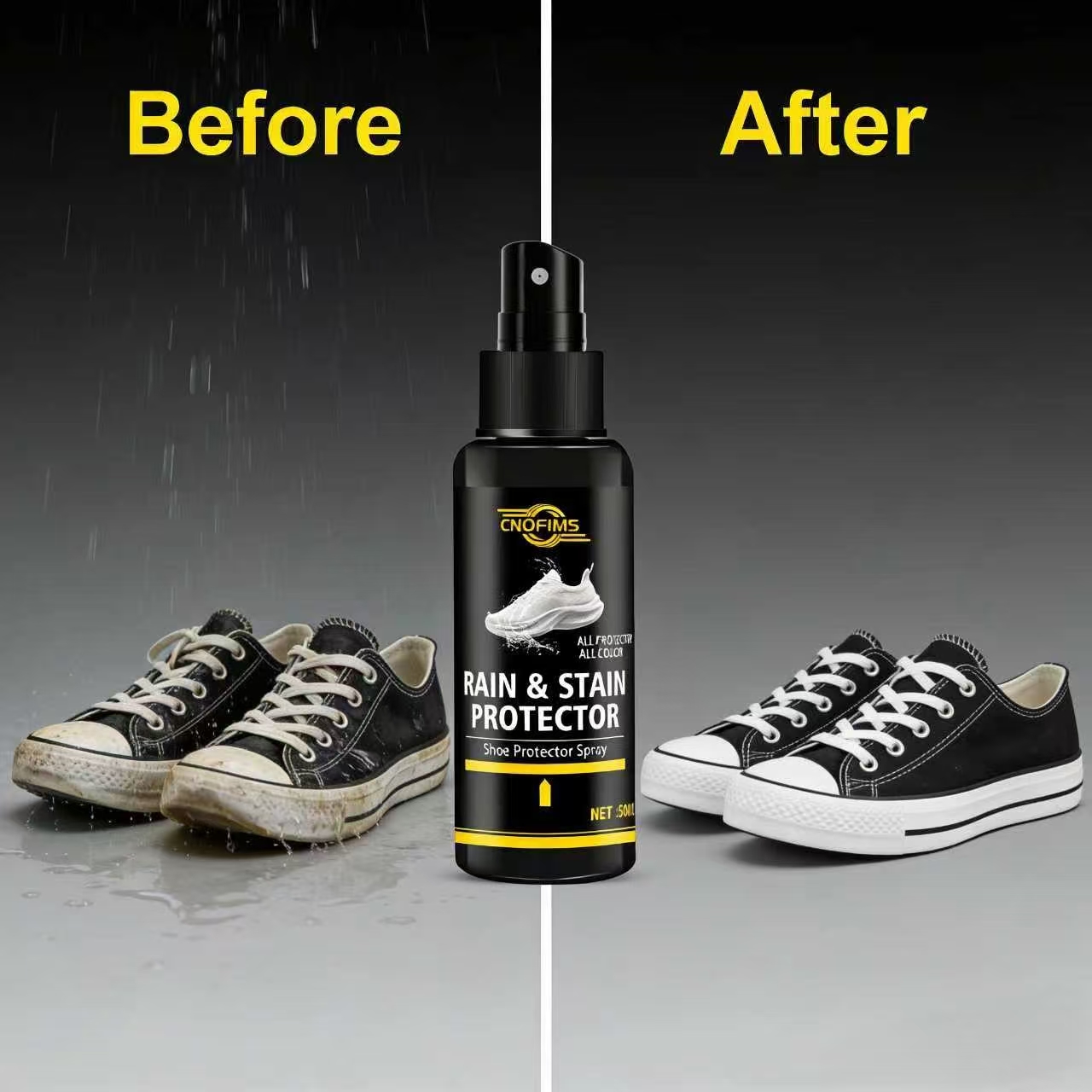 สเปรย์กันฝนและคราบรองเท้า 50 ม - Sneaker Protector Spray บทวิจารณ์และราคา