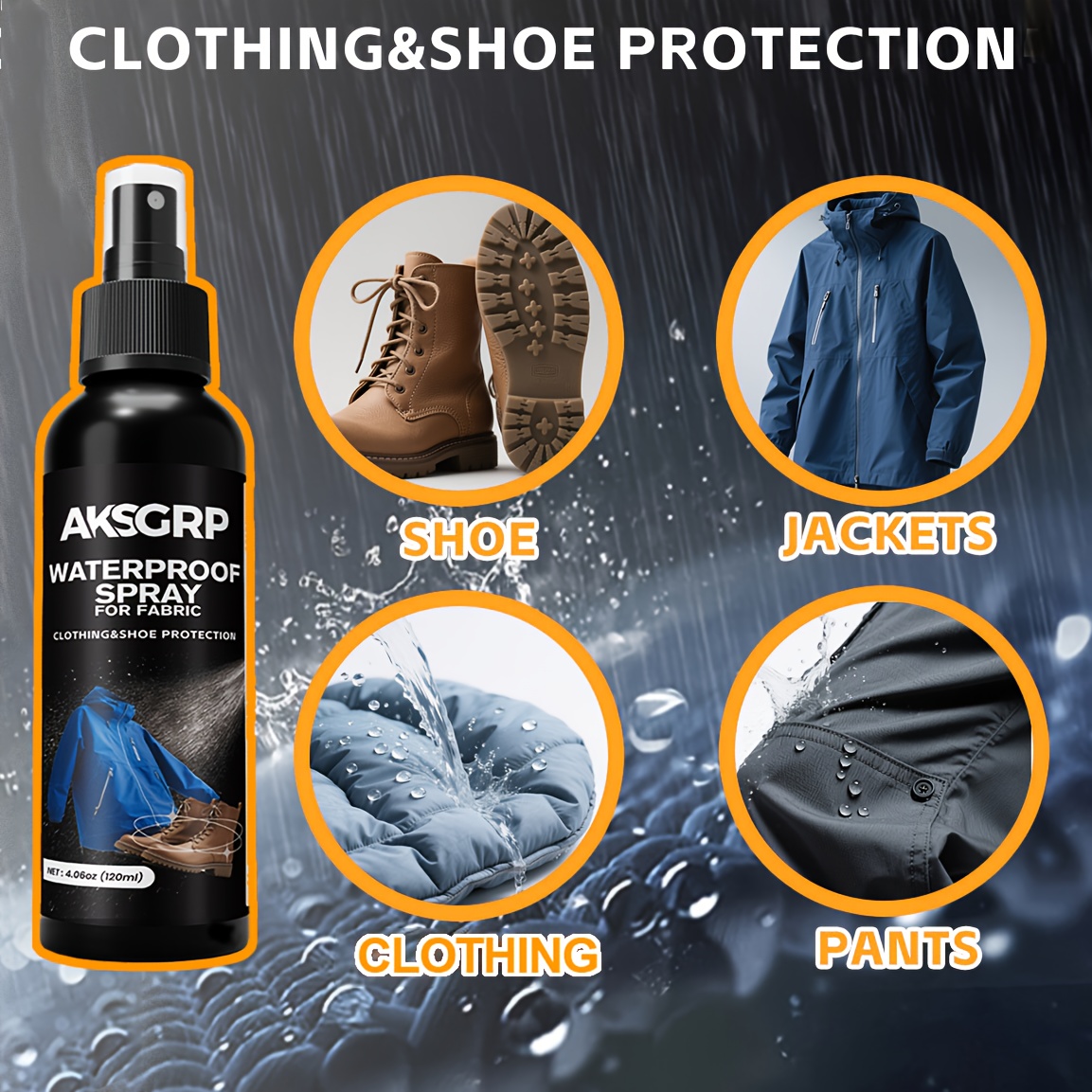 สเปรย์กันน้ำนาโนสำหรับเสื้อแจ็ - Sneaker Protector Spray บทวิจารณ์และราคา